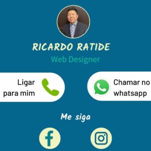 Cartão de Visitas Digital - Modelo 3