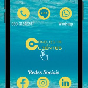 Cartão de Visitas Digital - Modelo 5